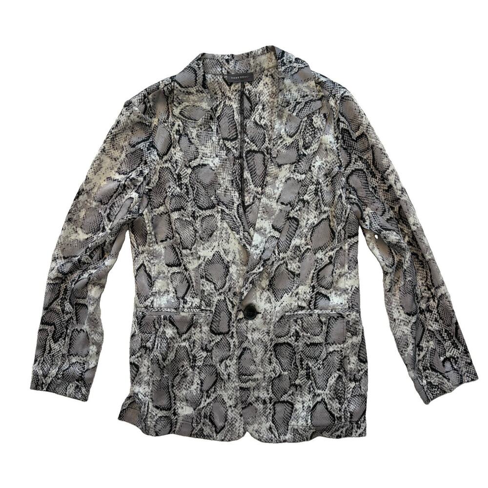 Sans Souci Size Small Snakeskin Thin Blazer Women’s Layering Classy